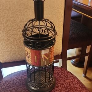 Decorative Wine Bottle Holder with Multicolor Design